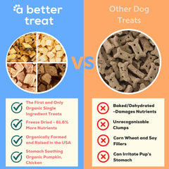 A Better Treat higado res organico masticables para pelaje saludable
