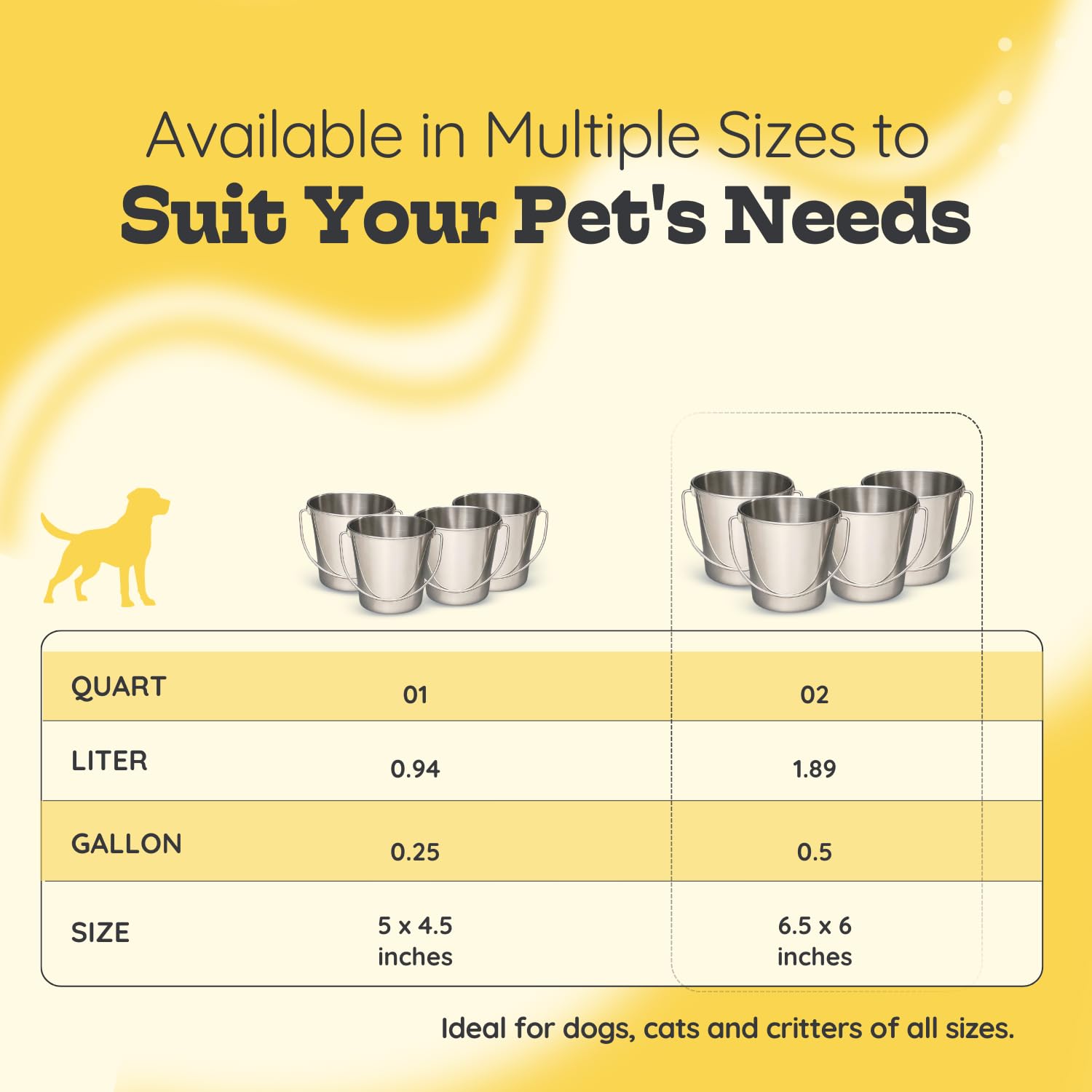 AASPIRE PETS cubetas exteriores durables para granjas y graneros.