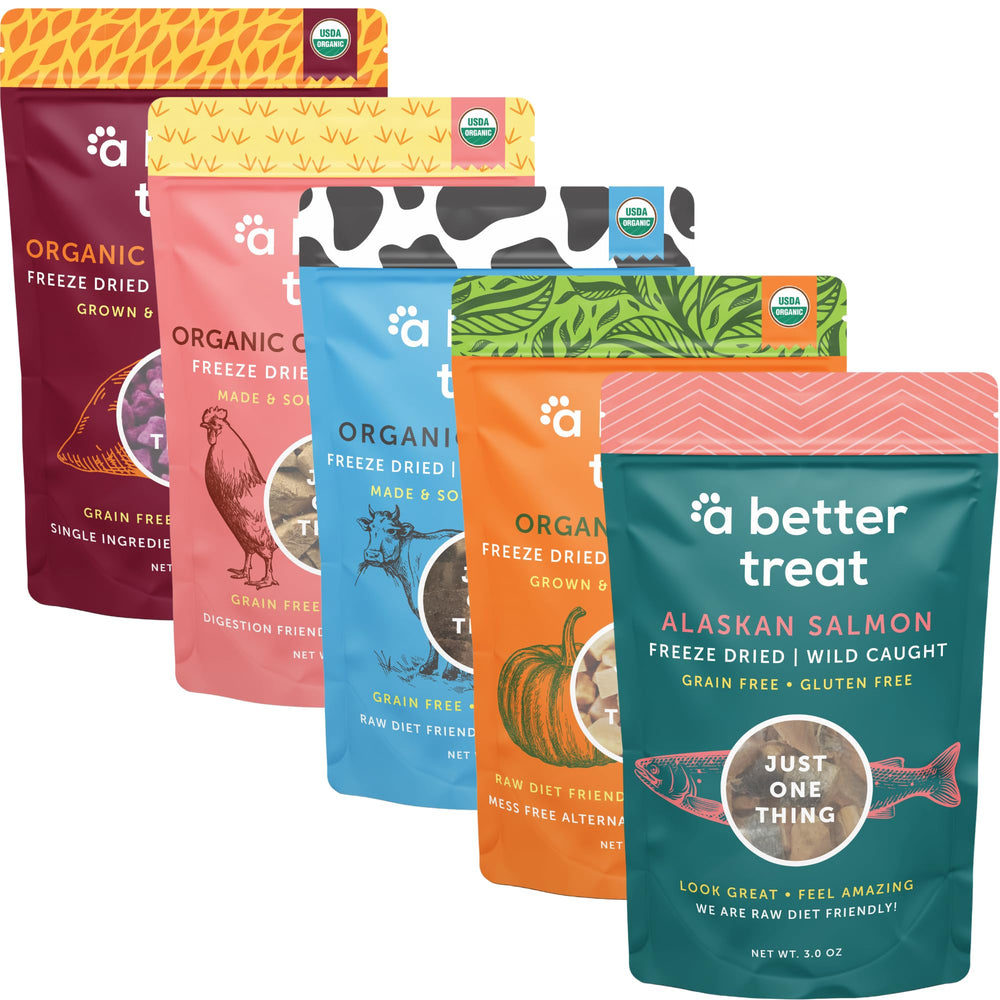 A Better Treat calabaza orgánica: premio delicioso y natural para entrenamiento