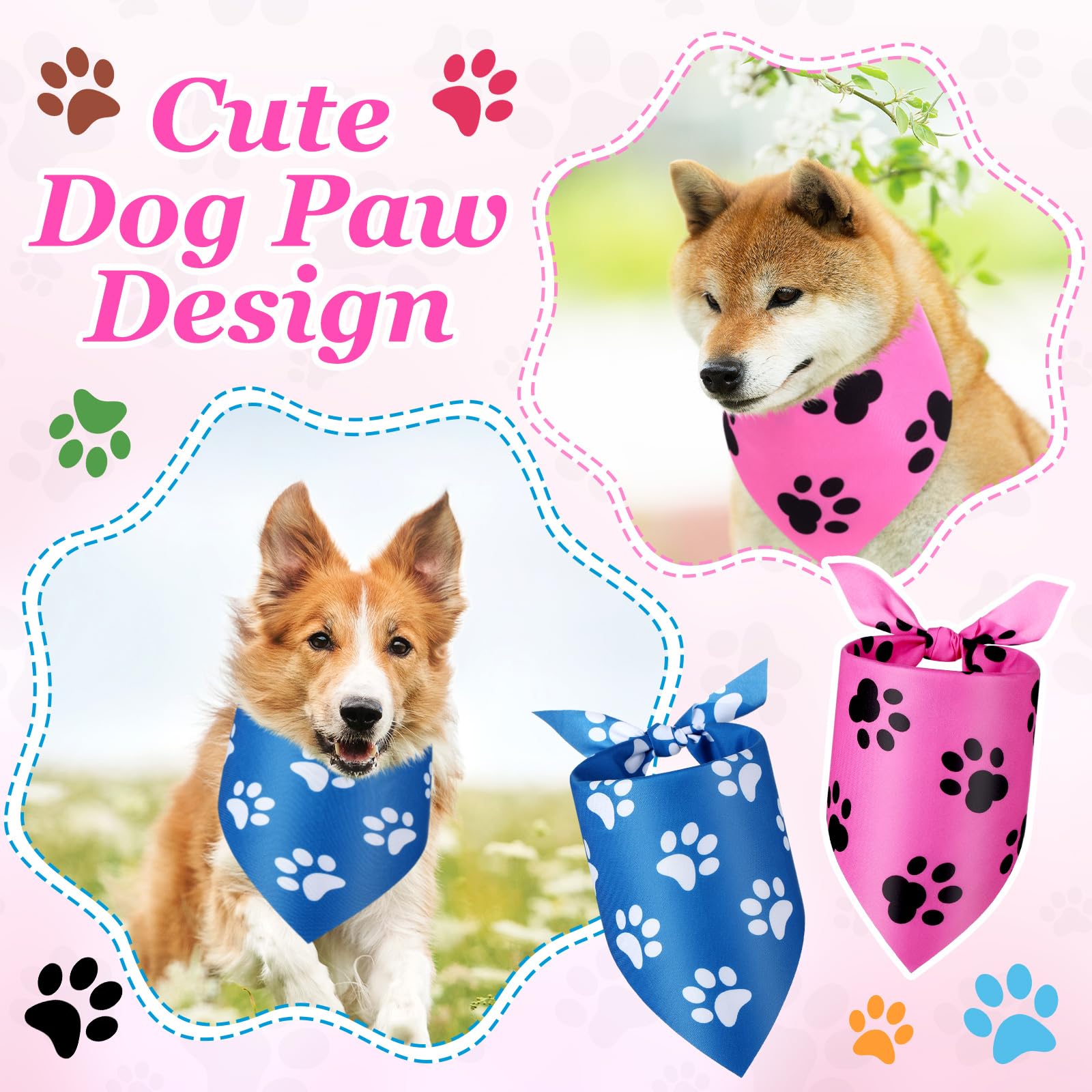 Abbylike Bandanas hechas en poliéster transpirable para uso diario.