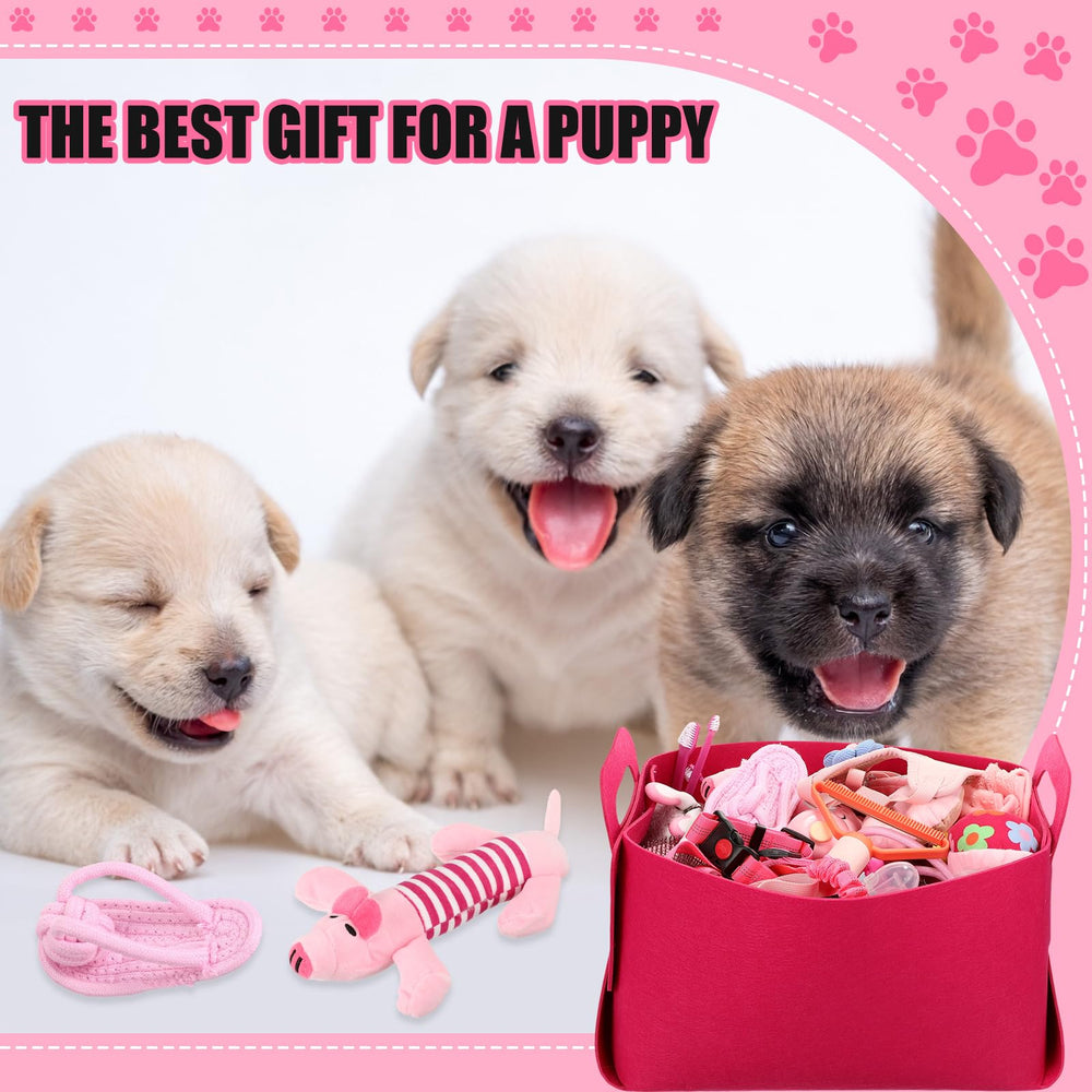 Abbylike manta rosa suave, confort inmediato para cachorros