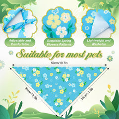 Abbylike bandana estampado floral vivo, diseño llamativo para eventos o sesiones de fotos.