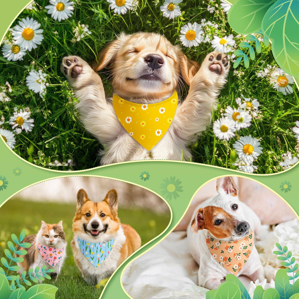 Abbylike bandana talla para perros, ajuste cómodo para diferentes tamaños.