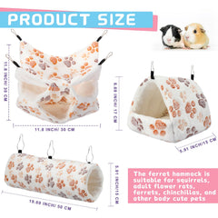 Abbylike túnel chinchilla 50x15 cm, espacio para explorar y esconderse.
