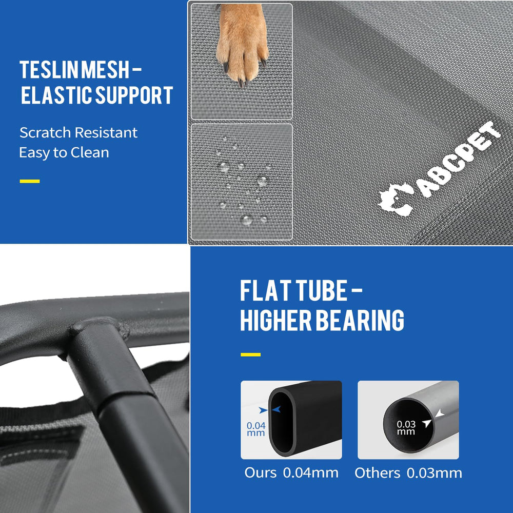 ABCPET armazón de hierro 1.2 mm ofrece estructura estable para perros grandes.