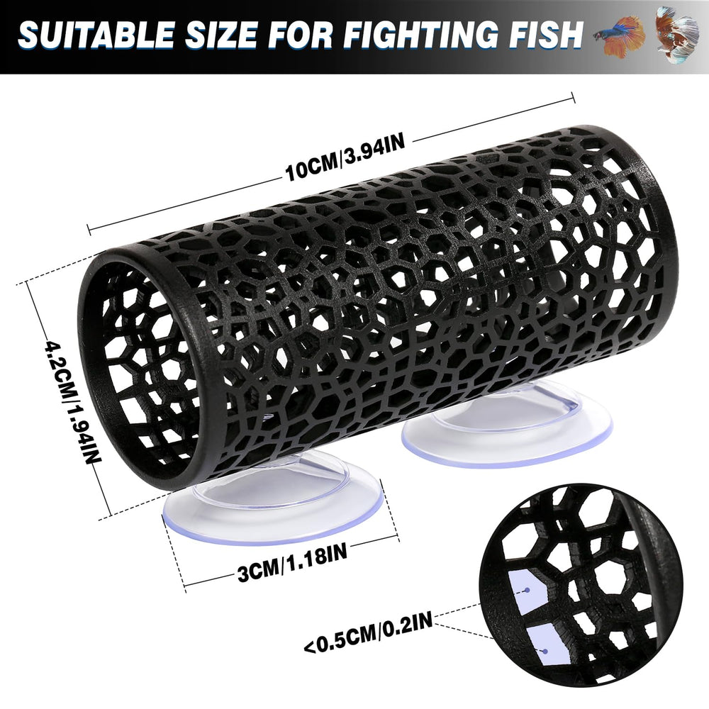 Abizoo Betta Tunel negro: limpieza fácil gracias a la resina resistente y color estable.