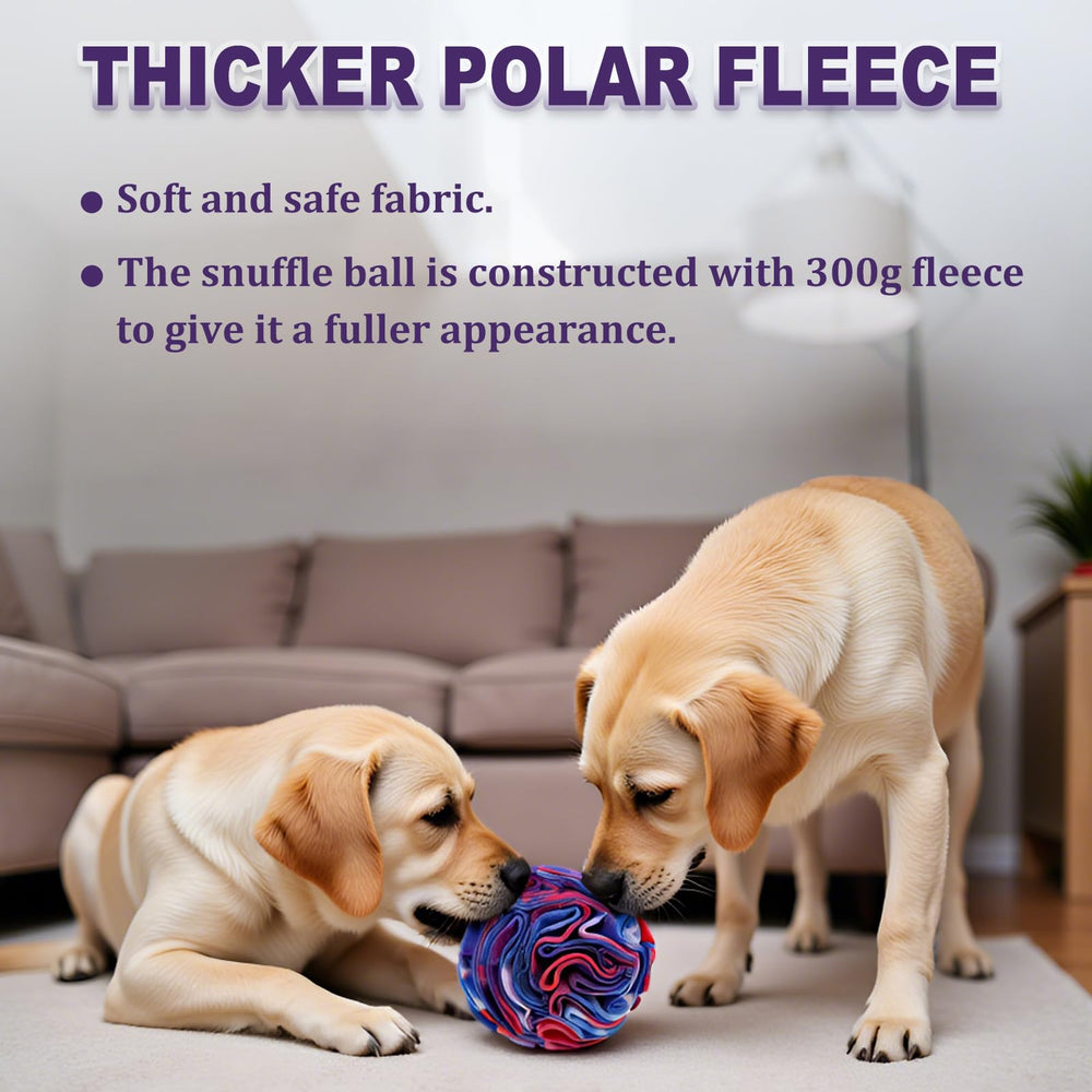 Ablechien Snuffle Ball apta para perros pequeños y medianos para entretenimiento seguro.