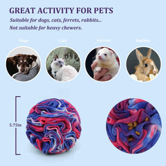 Ablechien Snuffle Ball favorece el vínculo entre mascota y dueño mediante juego.