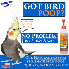 Absolutely Clean desodorizante-jaula-aves: elimina olores y mantiene ambiente higiénico