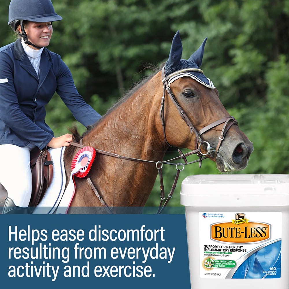 Absorbine Bute-Less envase de 10 lb para suministro prolongado.