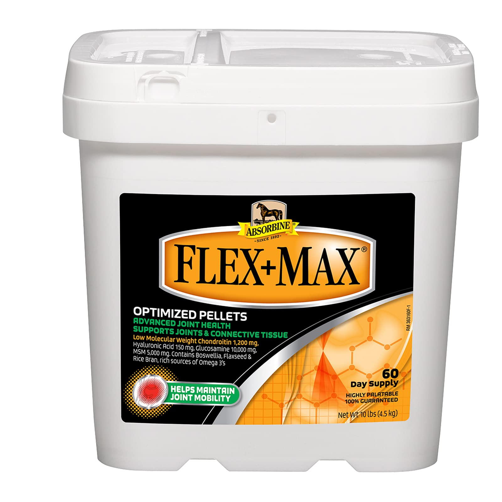 Absorbine Flex+Max fórmula concentrada sin rellenos para resultados consistentes.