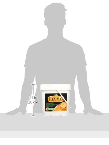 Absorbine Flex+Max granulado, textura visible, fácil de mezclar en la ración diaria.