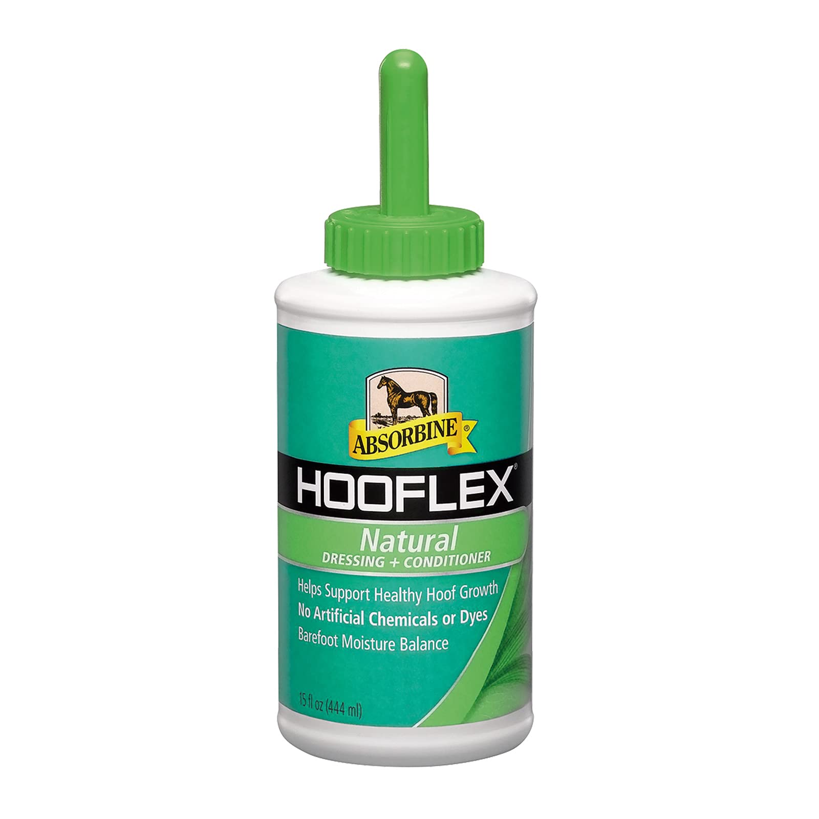 Absorbine Hooflex envase y etiqueta claras para uso simple.