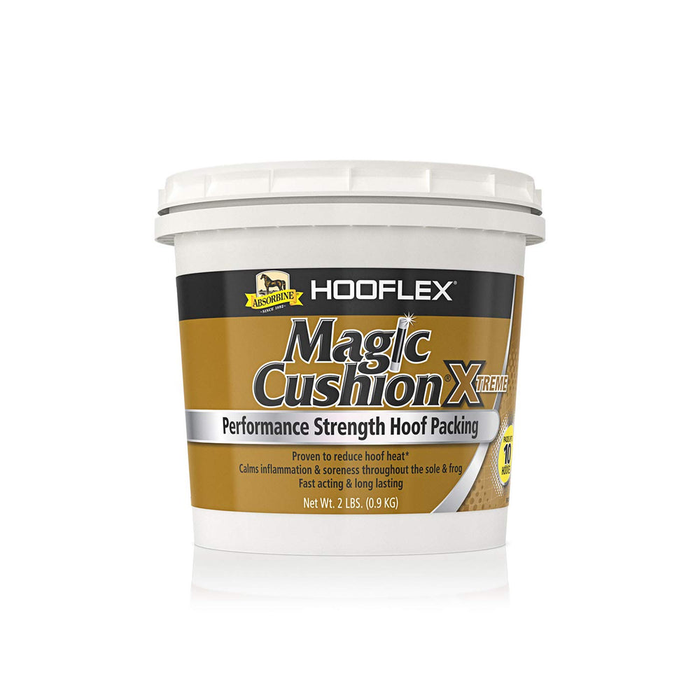 Absorbine Hooflex Magic Cushion Extreme: tubo de 2 lb para alivio rápido en cascos.