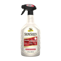 Absorbine ShowSheen botella-atomizador para pulverización suave y brillo inmediato.