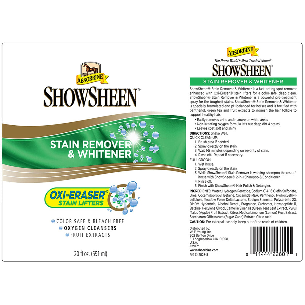 Absorbine ShowSheen, deja el pelaje más brillante y vibrante.