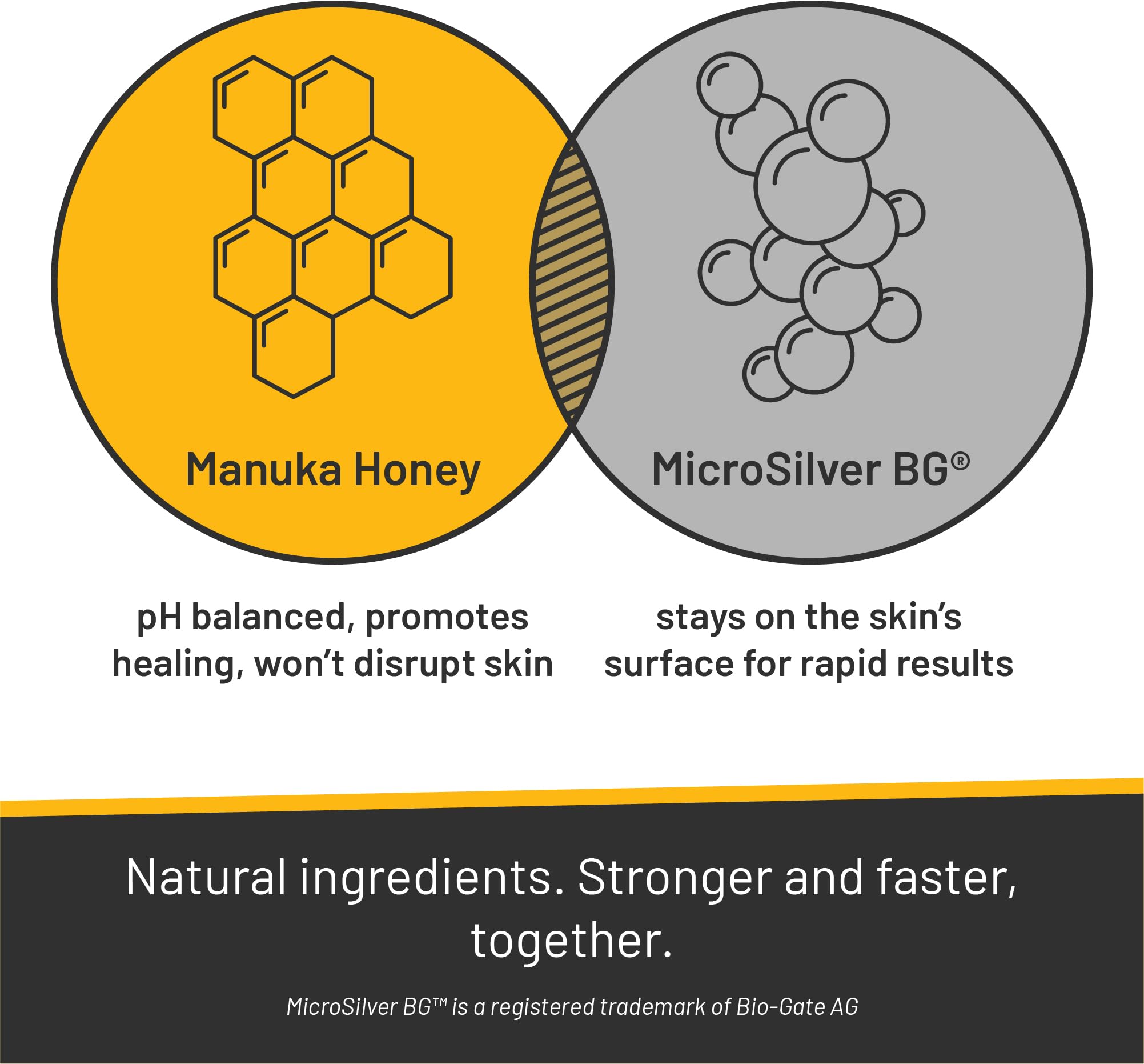 Etiqueta de Absorbine Silver Honey con instrucciones claras.