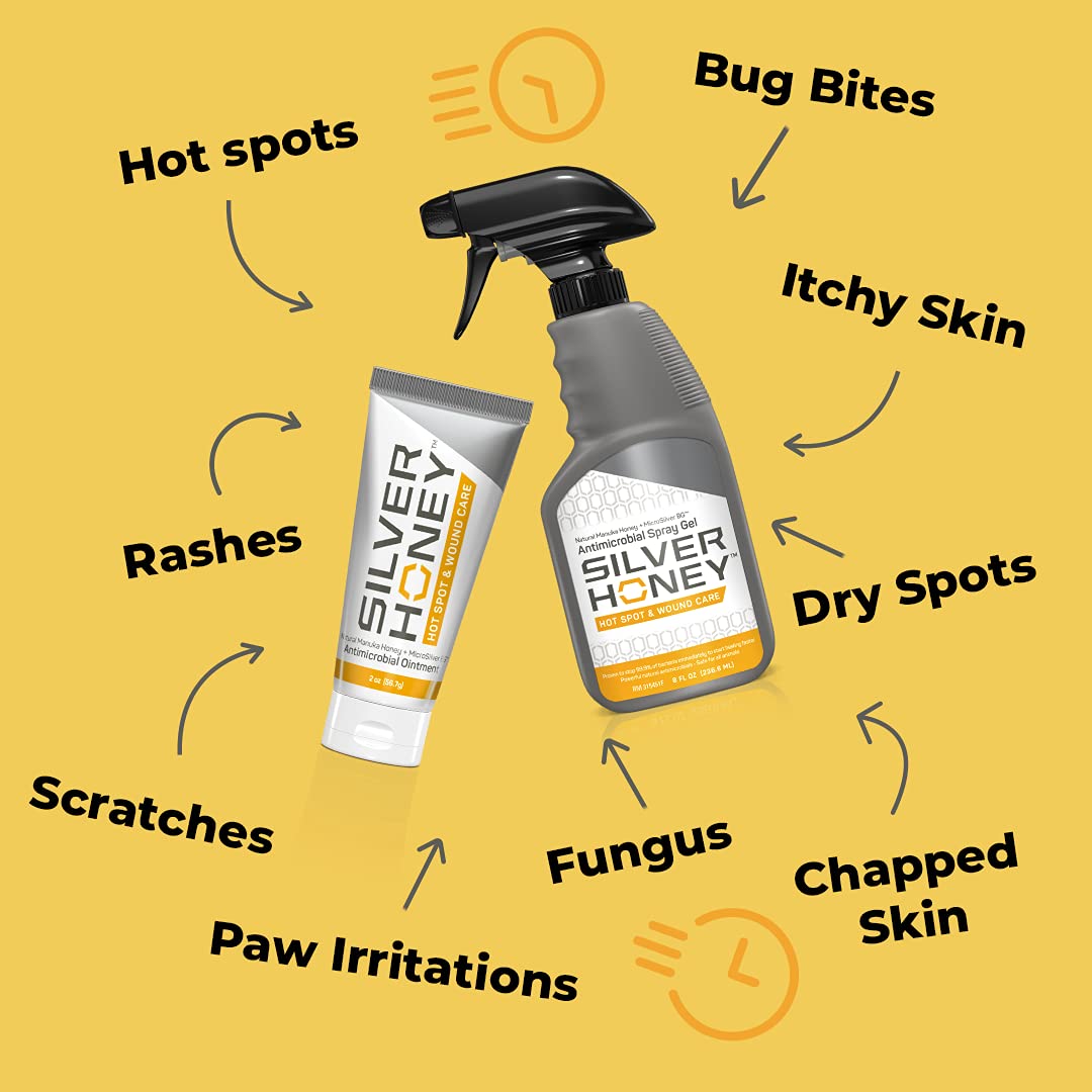 Absorbine Silver Honey Ungüento para gatos con irritaciones de piel