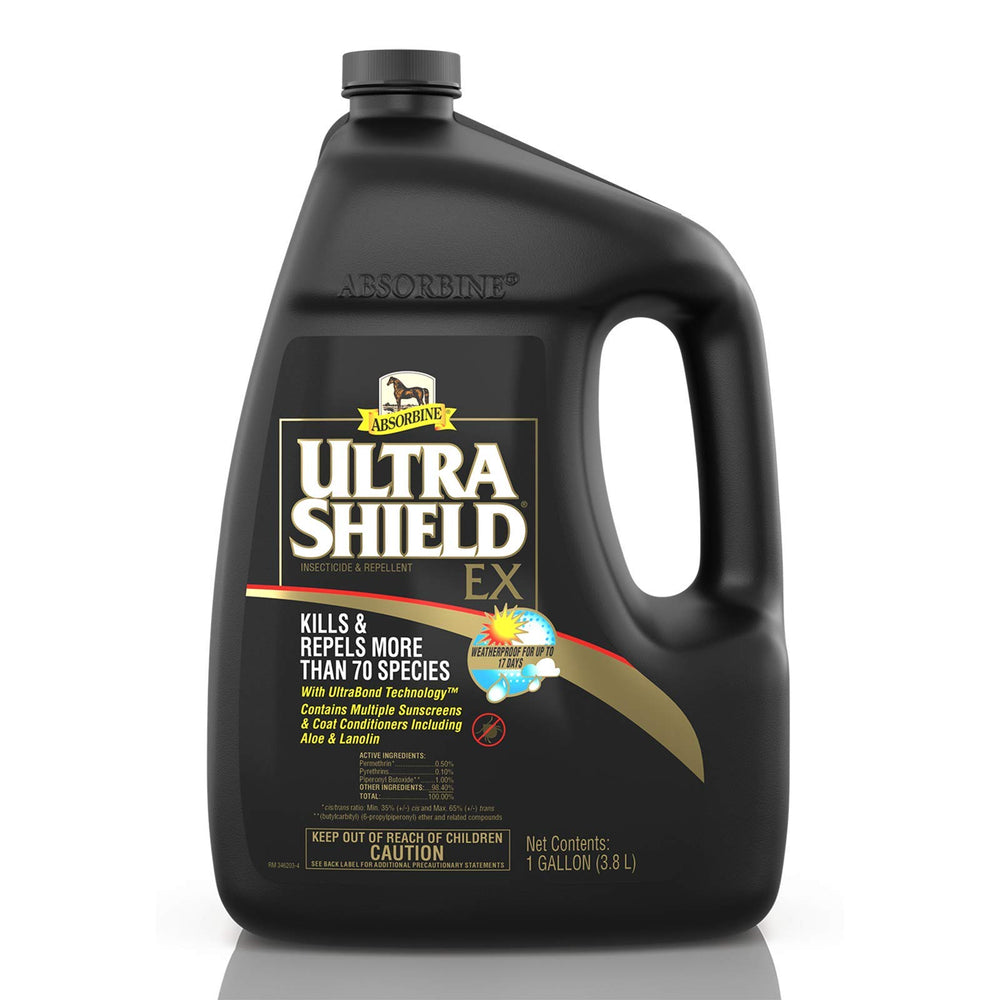 Absorbine UltraShield EX protección contra insectos y cuidado del pelaje.