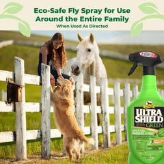 Absorbine UltraShield Green, aroma fresco de plantas para uso diario suave.
