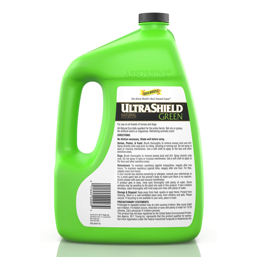 Absorbine Ultrashield Green, producto estadounidense de calidad.