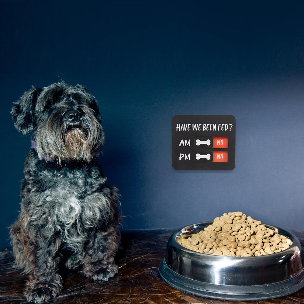 Abudada lectura fácil para seguimiento de la alimentación del perro en cualquier ubicación.