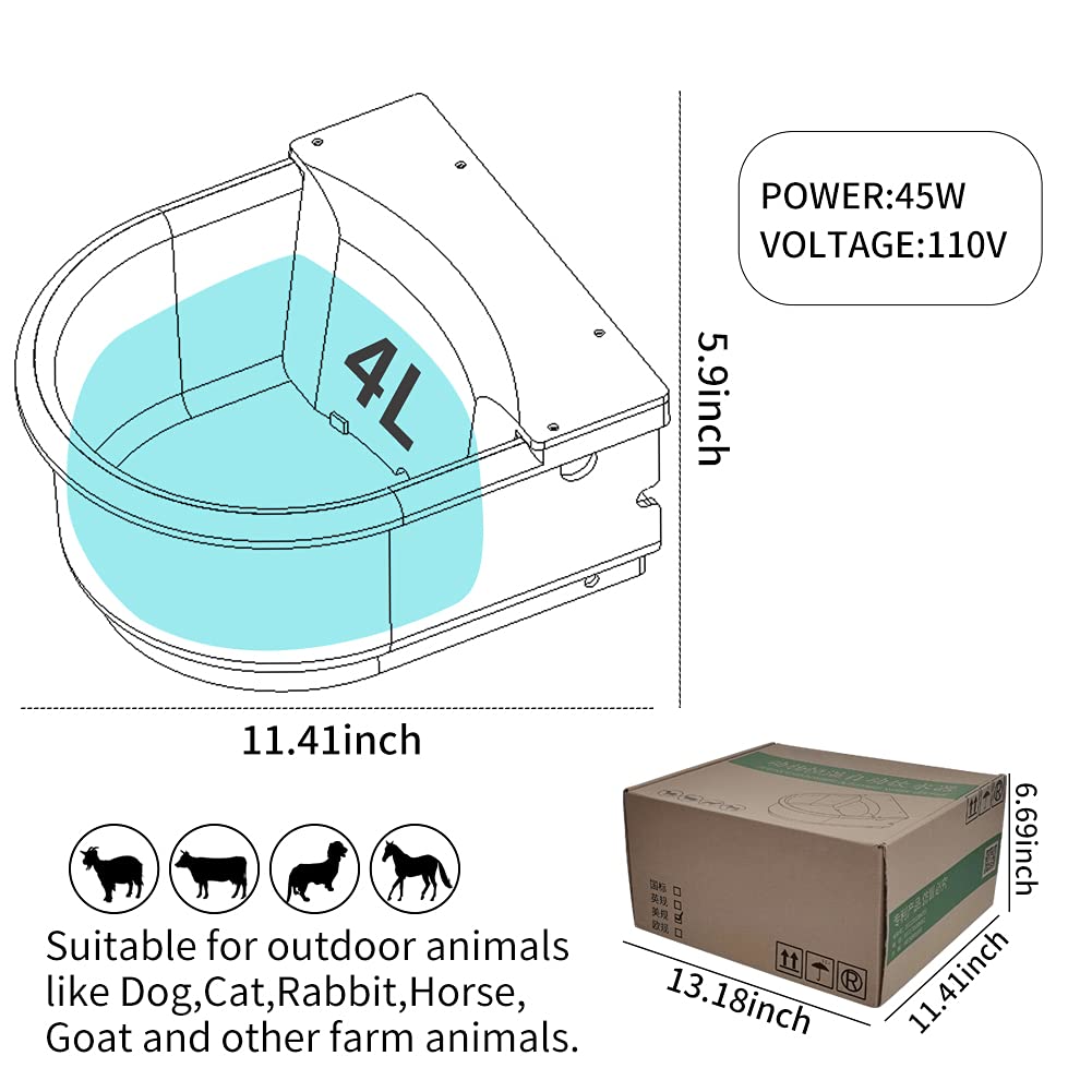 Abustle pig control flotador mantiene nivel constante de agua para beber limpio.