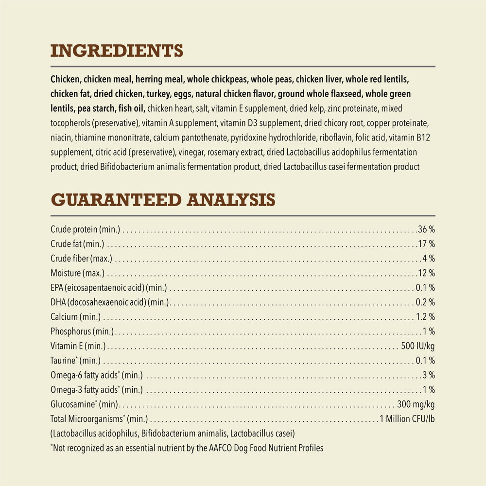 ACANA Butcher’s Favorites, ingredientes frescos refrigerados para mantener frescura.
