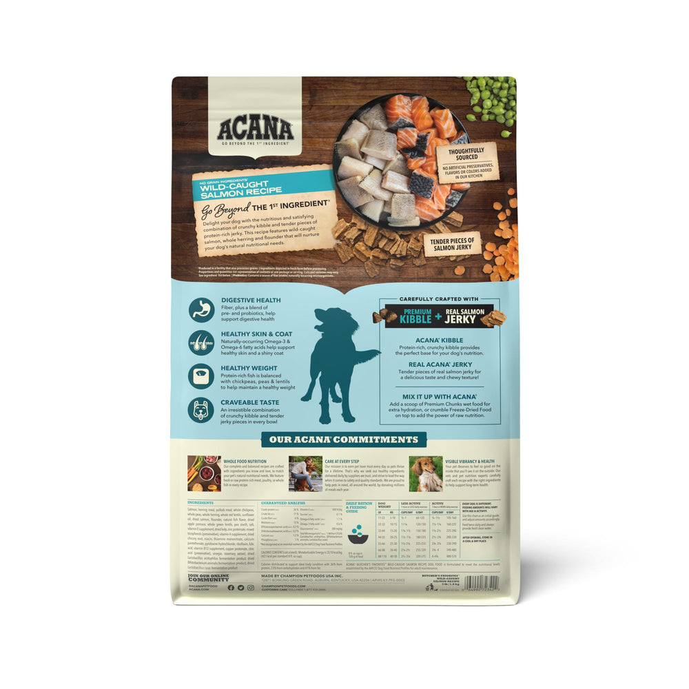 ACANA Butcher's Favorites trozos de salmón, refuerzo de proteína sabrosa