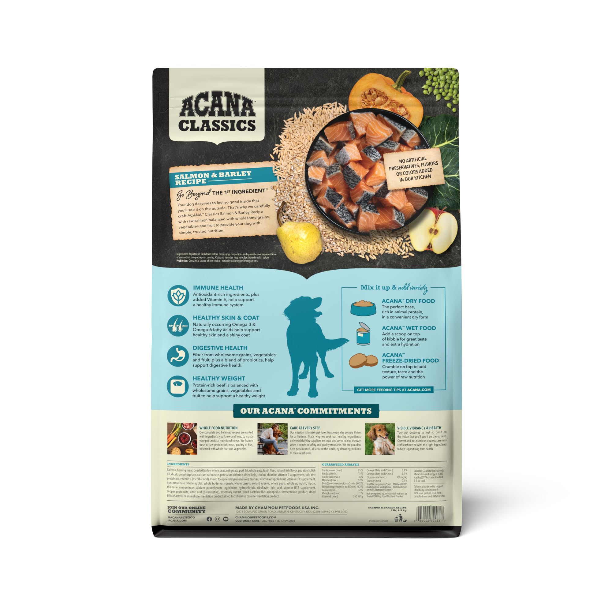 ACANA Classics Proteína Salmón: fuente de proteína de alta calidad para músculos.