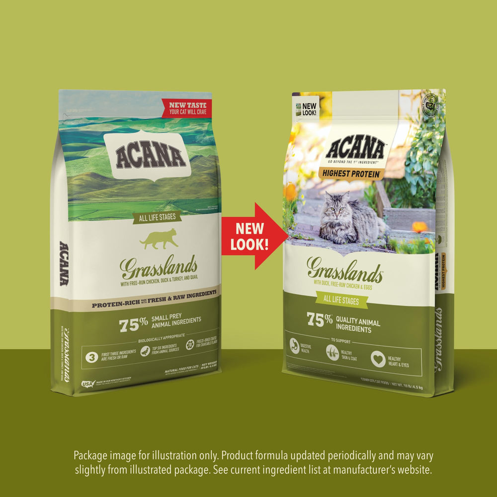 ACANA Grasslands, uso diario recomendado para la rutina de alimentación del gato