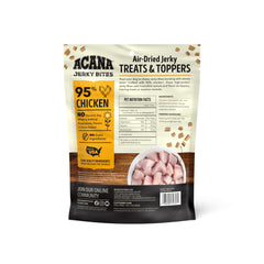 ACANA Jerky Bites pollo, textura crocante para entrenamiento y recompensas.