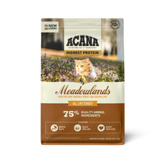 ACANA Meadowlands bolsa 4 lb para gato, nutrición completa para cada comida.