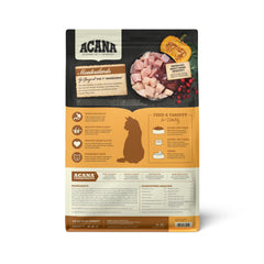 ACANA Meadowlands croquetas de alto contenido proteico para gatos activos.