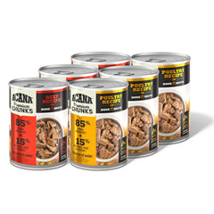 ACANA trozos selectos res en caldo de hueso, ideal para sabor e hidratación.