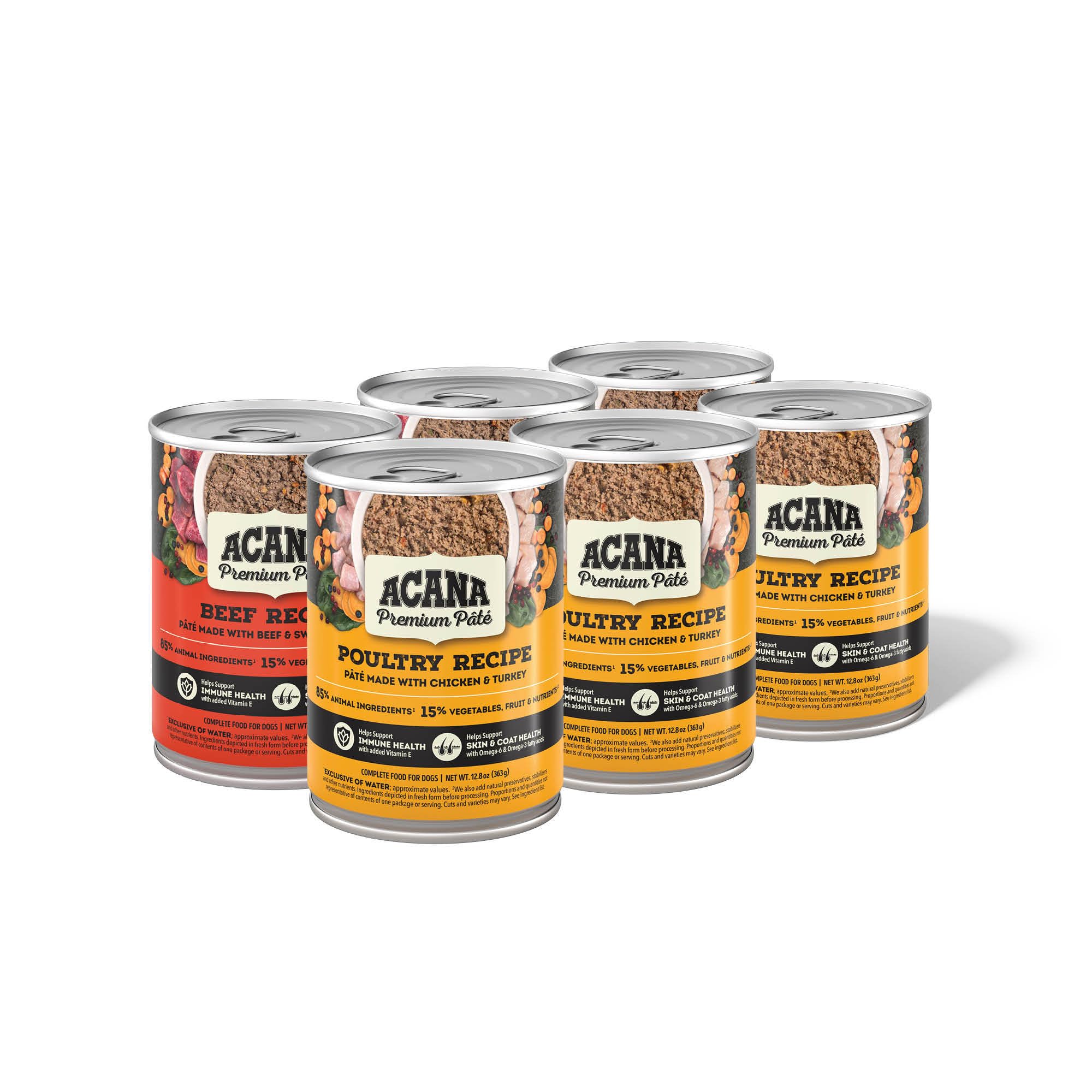 ACANA Premium Pâté de pollo en lata, textura suave para comer fácilmente