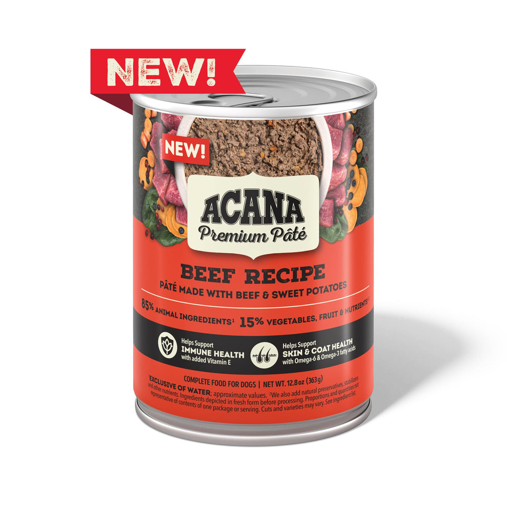 ACANA Premium PATE presentación en lata de 12,8 oz para la comida