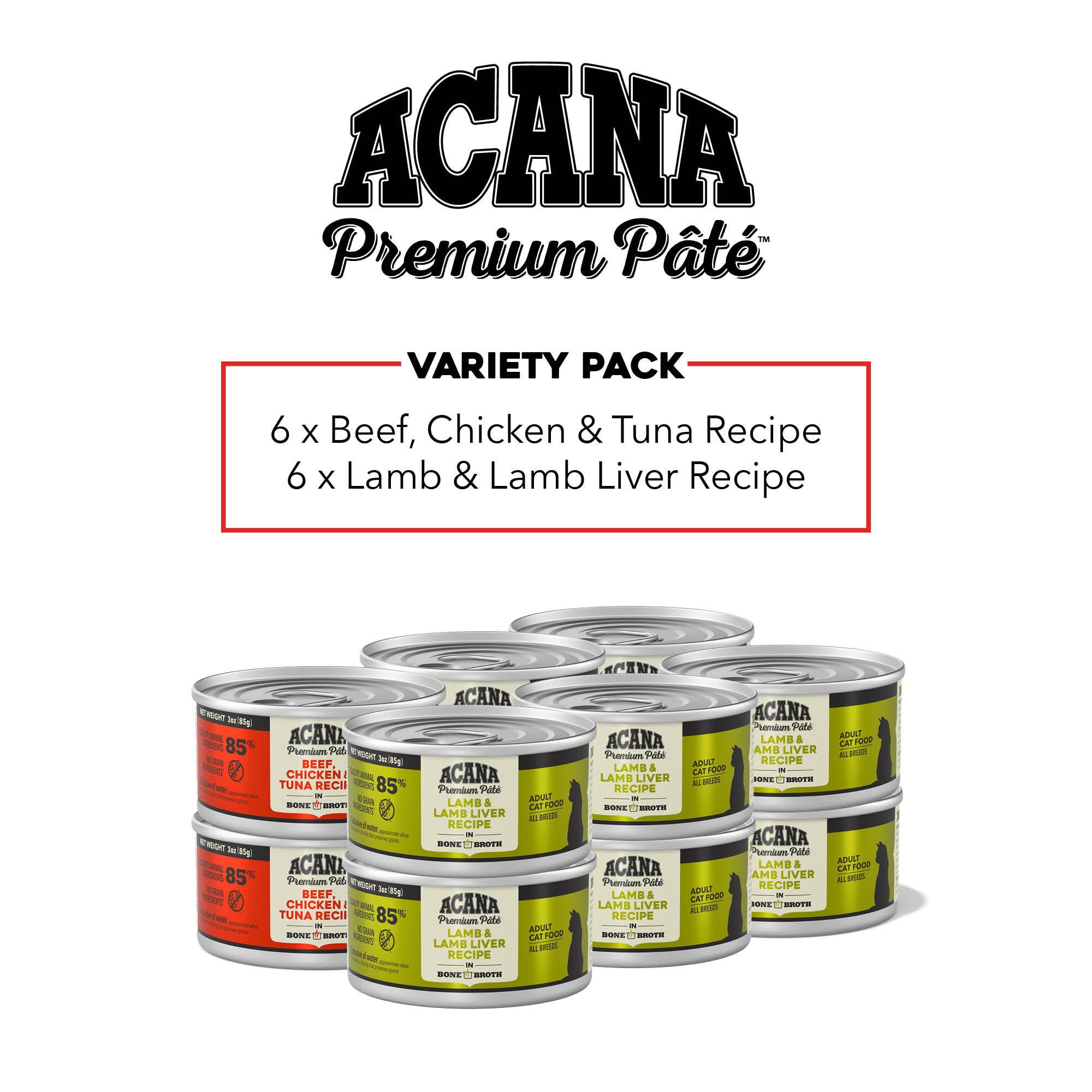 ACANA Premium Pâté, receta cordero para cambiar la rutina de comidas.