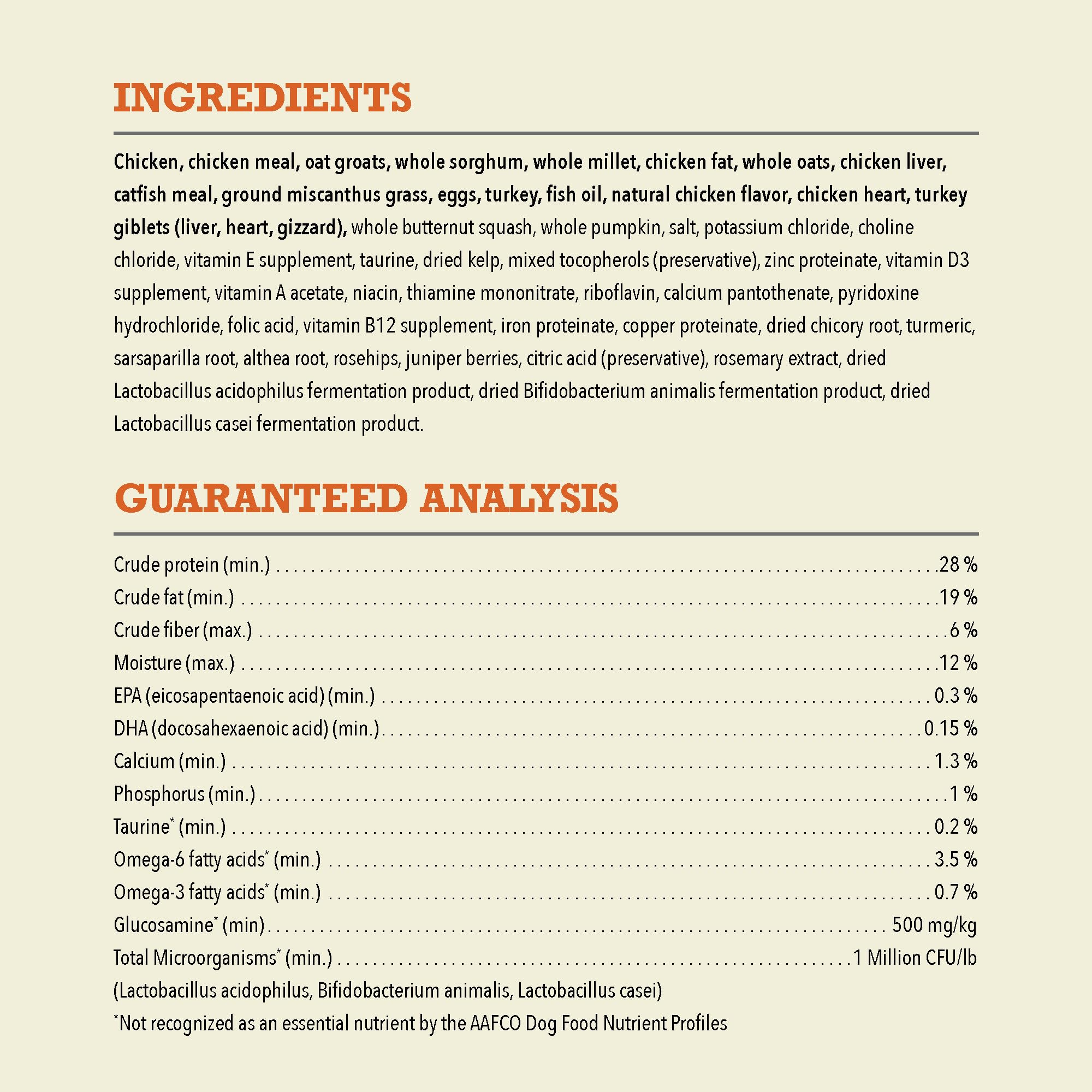 ACANA: producción en Estados Unidos con ingredientes de calidad mundial.