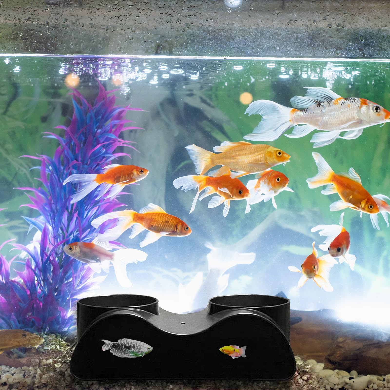 aceorbit decoracion de acuario que mejora la exploracion y refugio para peces.