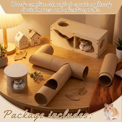 AceOrbit laberinto tuneles hamster, conjunto para explorar y construir laberintos