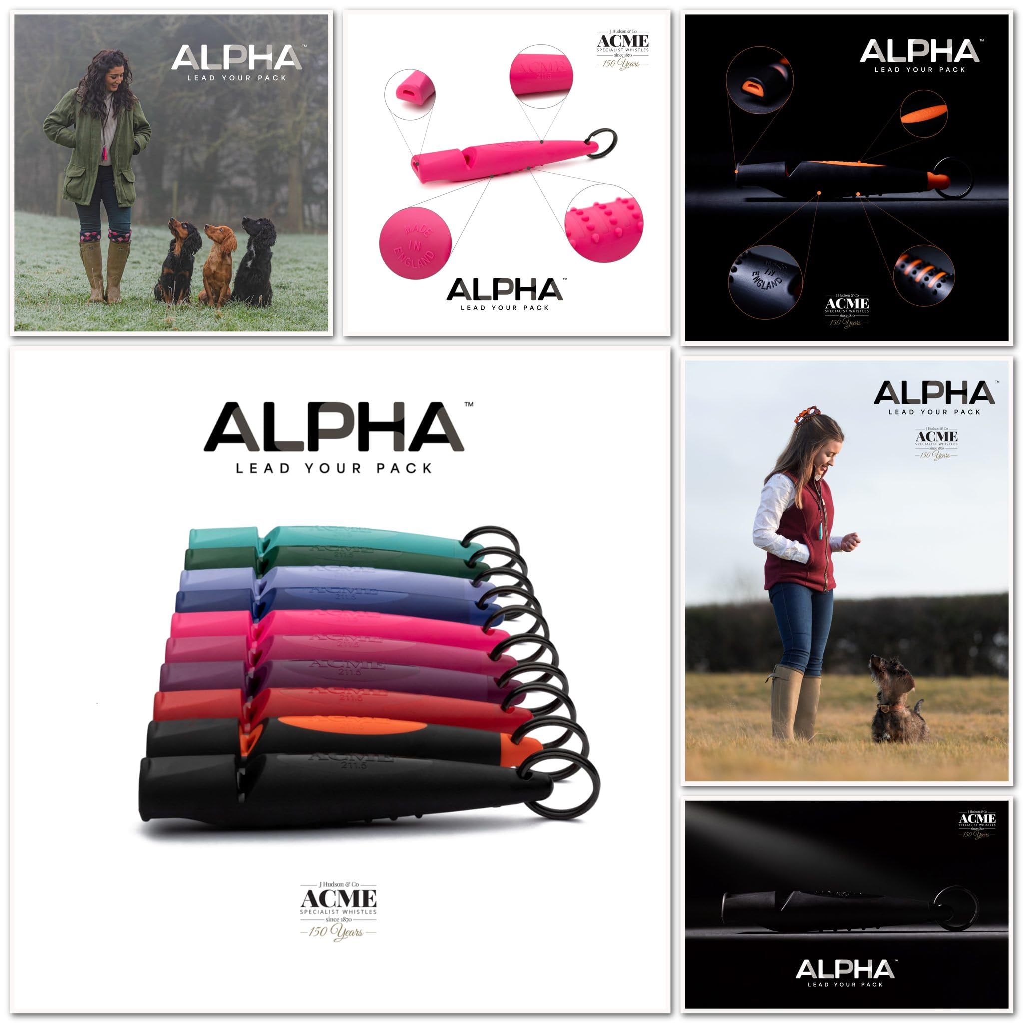 ACME Alpha 211.5 diseño ergonómico para un manejo cómodo en cualquier condición.