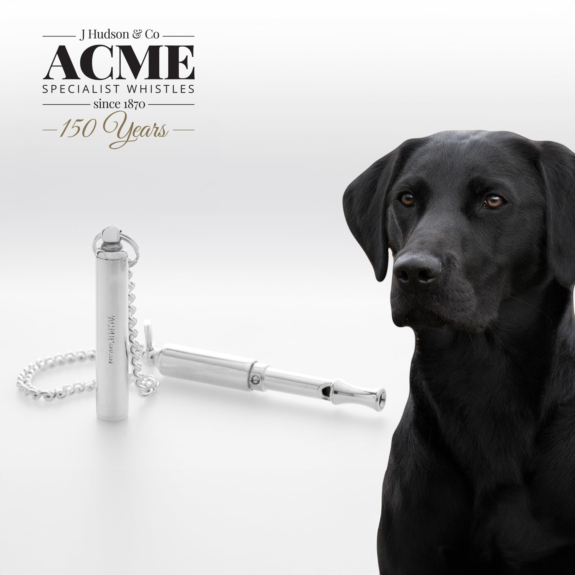 ACME Silbato Original, latón macizo para acabado premium.