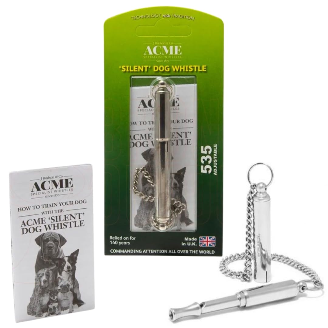 ACME silbato para perros silencioso con ajuste de frecuencia para adiestramiento