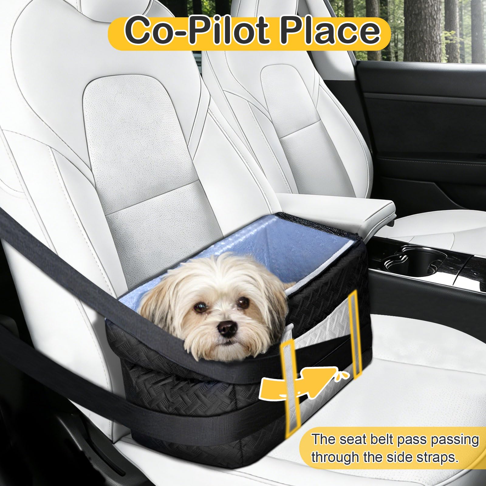 ACMEME asiento portátil para mascotas pequeñas durante viajes.