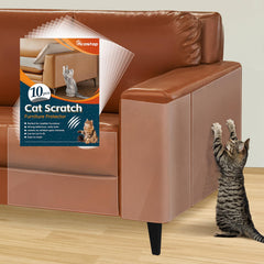 Protector Acostop para muebles de cuero evita arañazos de gatos.