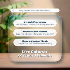 Activ Betta Bio-Activ Live: formación de biofilm para un ecosistema estable.