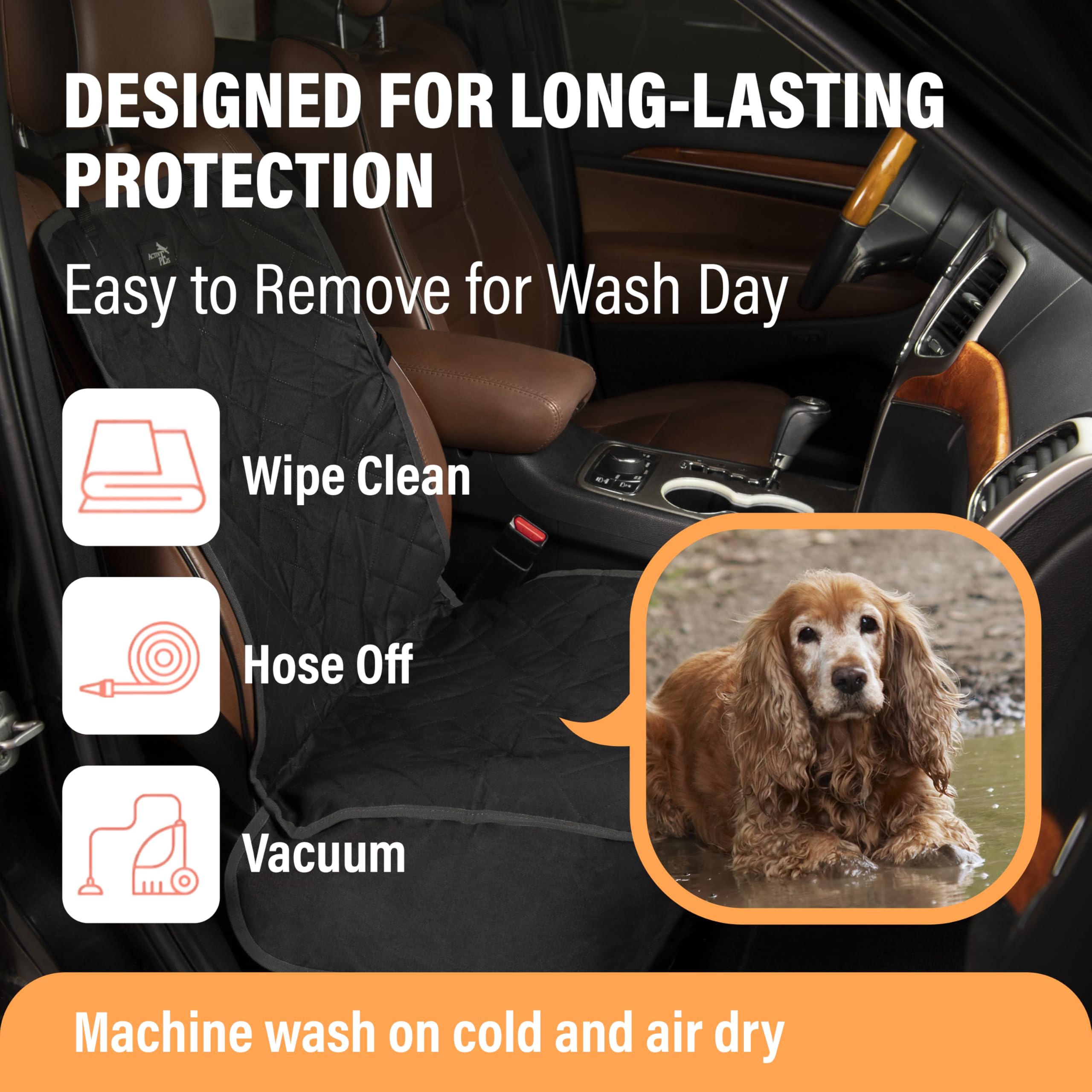 Active Pets ajuste universal para SUV, camión y sedán se adapta a la mayoría de vehículos
