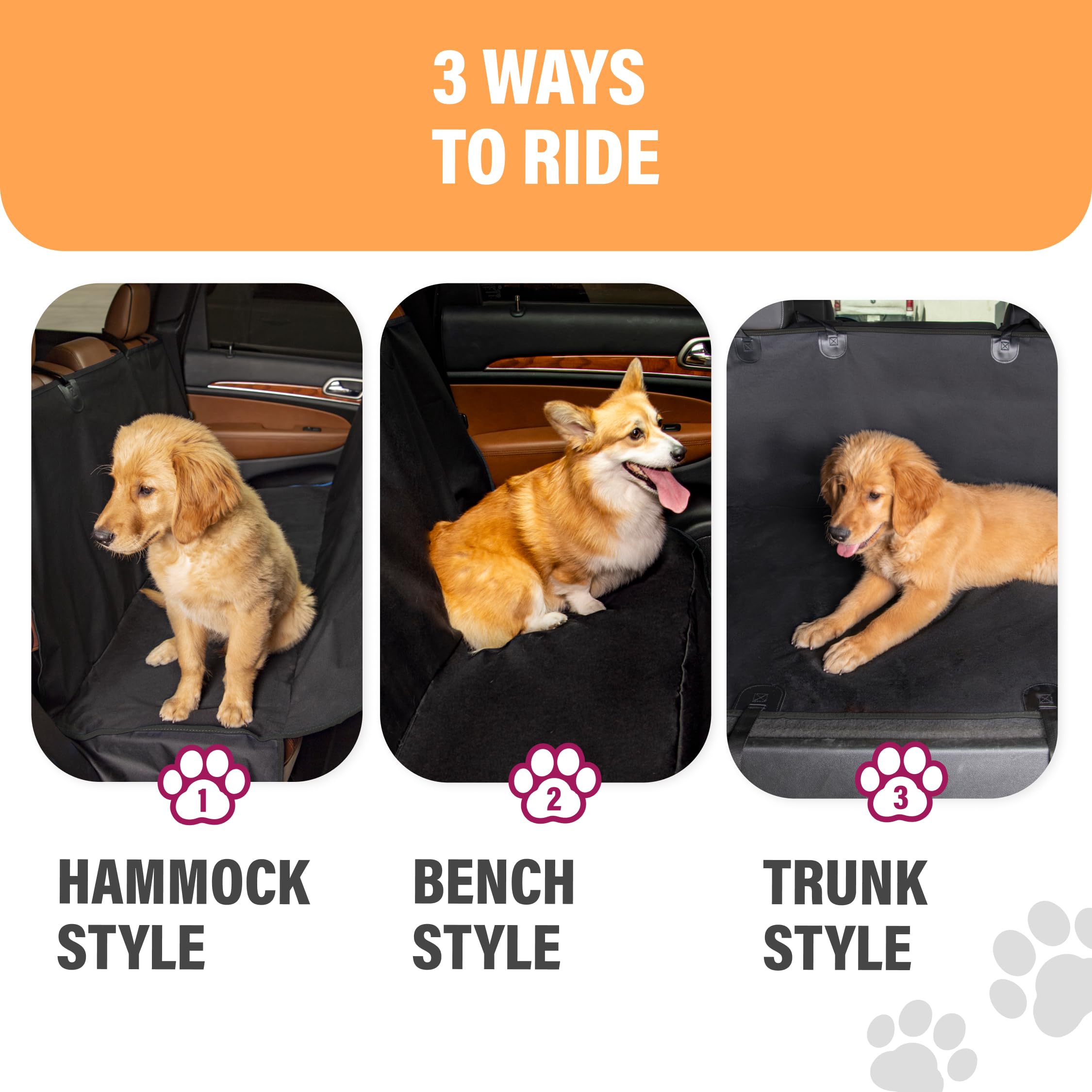 Active Pets barrera de seguridad con malla para evitar distracciones