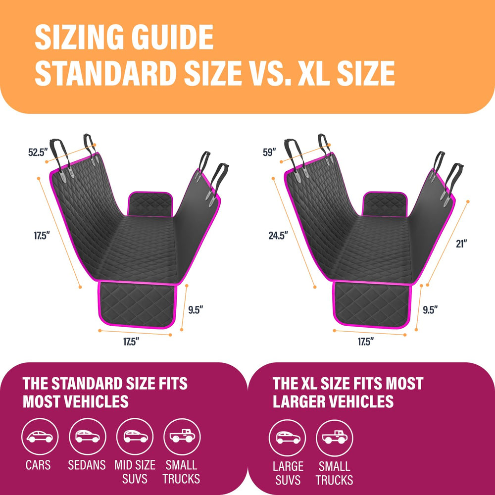 Active Pets hamaca duradera rosa XL con tejido 600D Oxford.